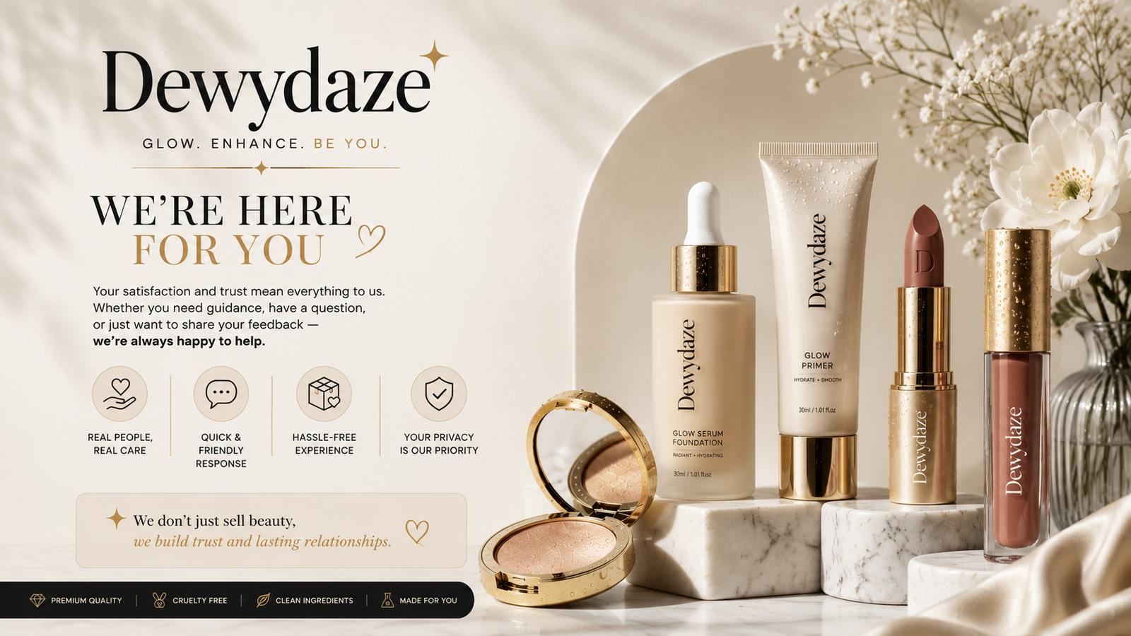 DewyDaze customer care
