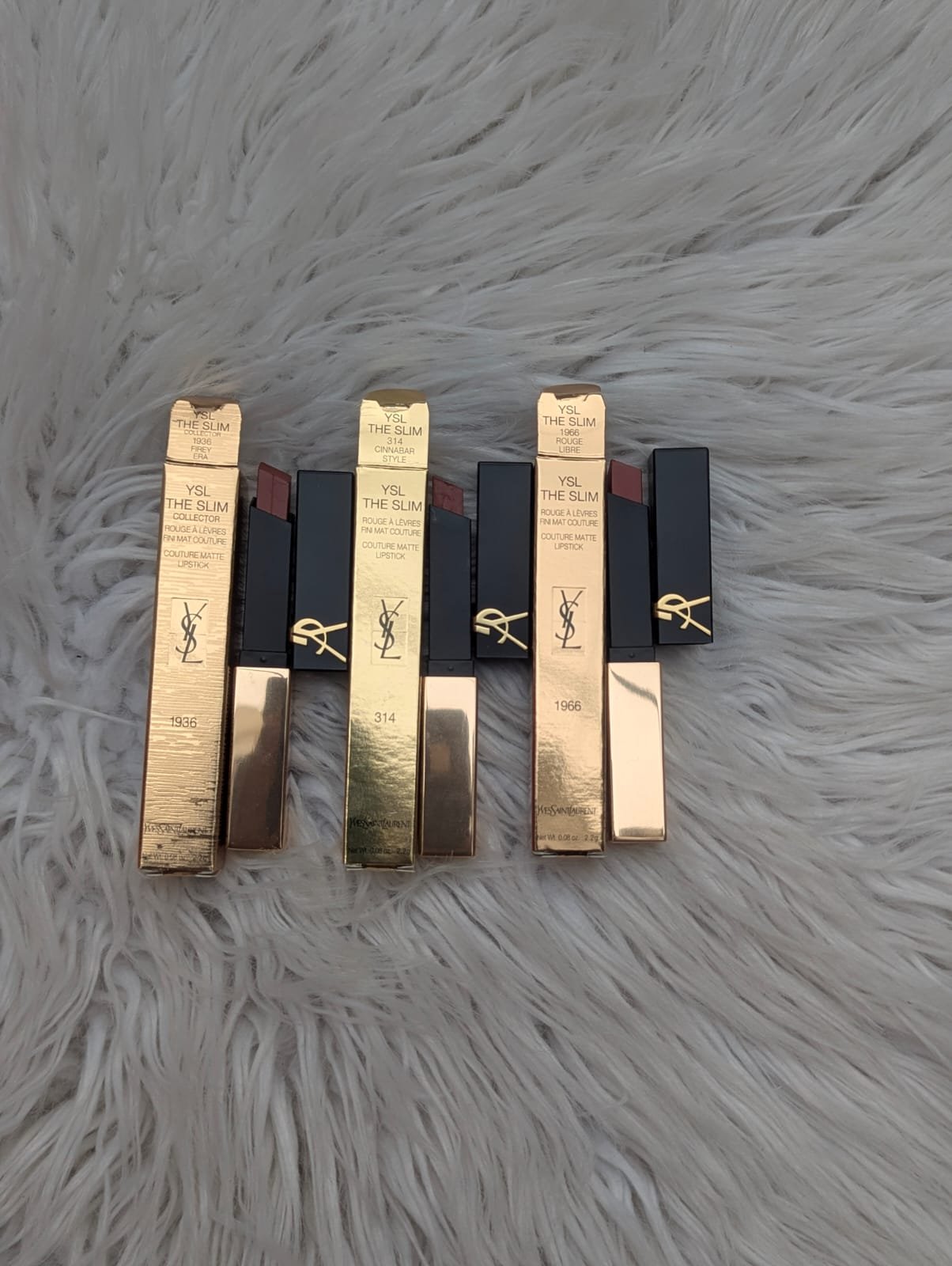 YSL The Slim Reno Matte Lipstick Made in France