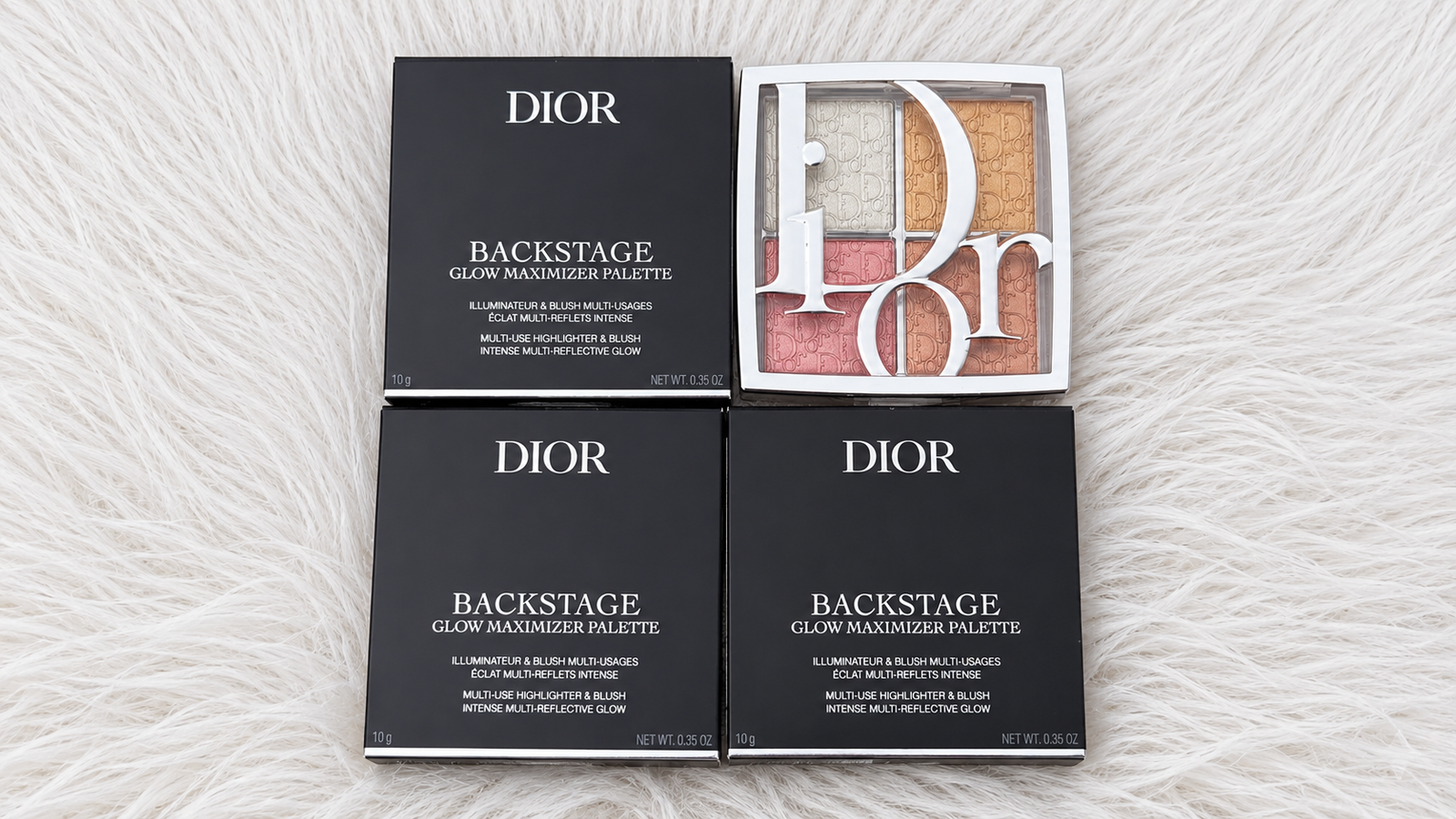 DIOR Backstage Glow Maximizer Face Palette 10g (Made in Italy)